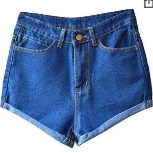 High waisted Jean Shorts size 3